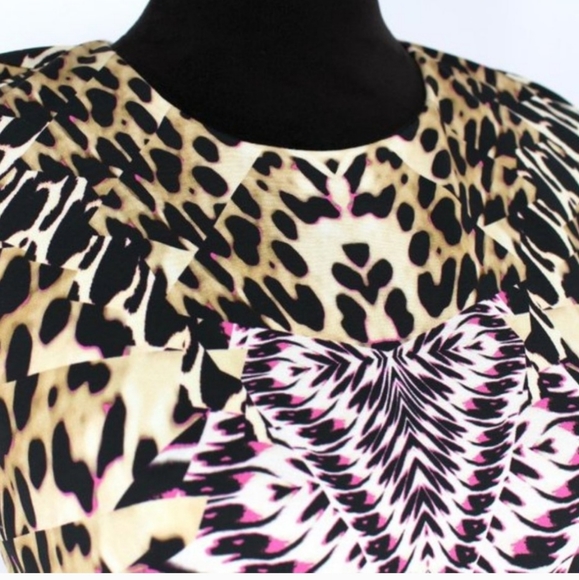 🎉🎈HOST PICK!🎈Just Cavalli GORGEOUS digital Slinky Midi Dress Large/m NEW - Picture 3 of 16